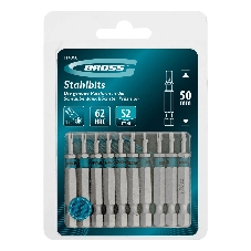Бита Gross Torx 10х50 мм, сталь S2, шестигр., 10 шт.
