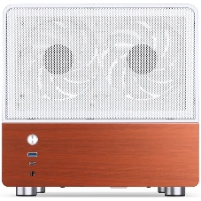 Корпус Jonsbo V12, Micro-Tower, белый, 2 x 120 мм