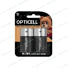Батарея Opticell Basic LR20 D (2шт) блистер