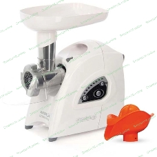 Мясорубка электрическая Аксион М42.01 белый, 1700 Вт, 2.0 кг/мин, реверс, защита от перегрузки, насадки - 4