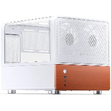 Корпус Jonsbo V12, Micro-Tower, белый, 2 x 120 мм
