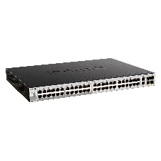 Коммутатор D-Link DGS-3130-54PS/B, 48×1 Гбит/с + 2×10 Гбит/с Base-T + 4×10 Гбит/с SFP+, управляемый