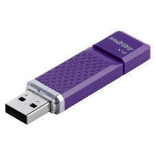 Флешка USB Smartbuy Quartz Violet (SB32GbQZ-V), 32Gb, USB 2.0, R/W 25/15, фиолетовый