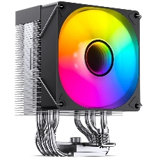 Кулер для процессора JONSBO CR-1400 V2 ARGb (180W, 4-pin PWM, 133мм, Al/Cu, 4x6мм, ARGb, 1x92мм, 38.2CFM, 33.8dBA, 2200RPM, S: 1700/1200/115X, AM4/AM5 черный)