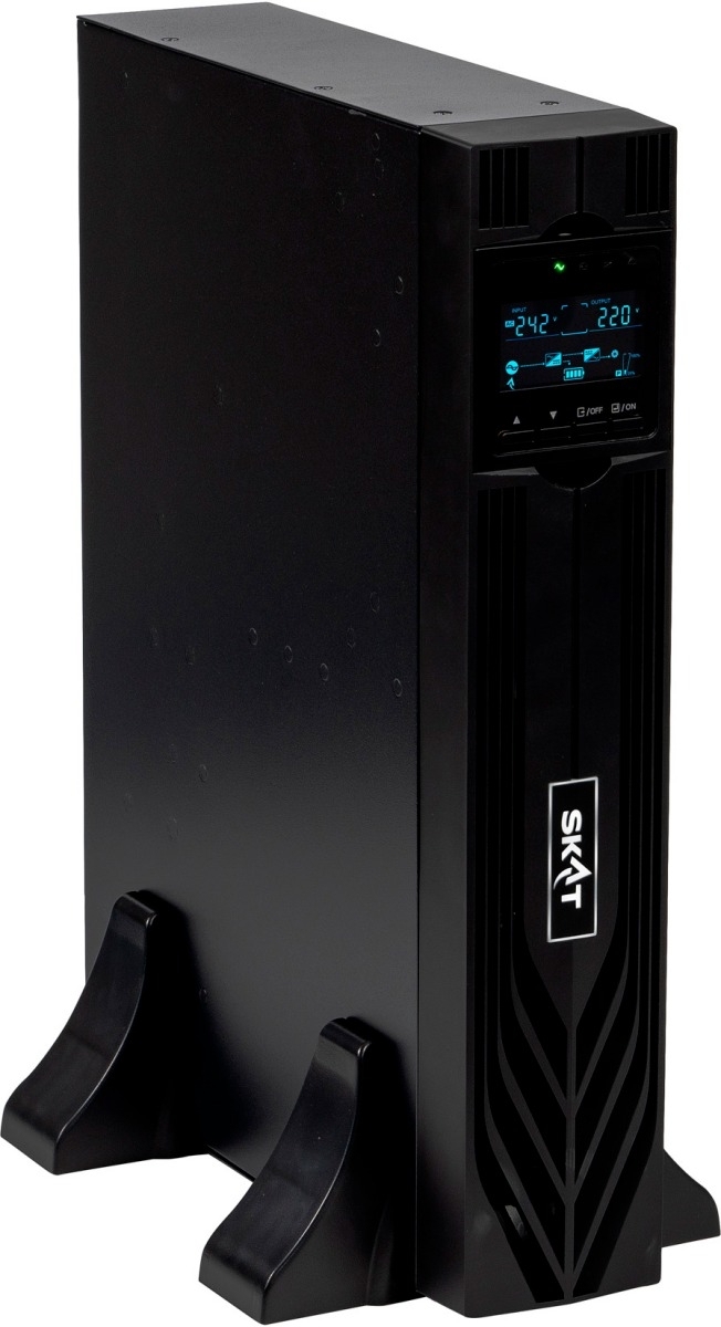 Источник бесперебойного питания Бастион SKAT-UPS 1000-RACK-ON-2X9 P3 / 1000 ВА / 1000 Вт / 2 x CEE 7 (евророзетка)