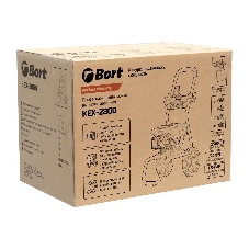 Мойка высокого давления Bort KEX-2800 2500 Вт, максимальное давление 125 бар, рабочее давление 105 бар, 12 л/мин, 23 кг, набор аксессуаров 10шт