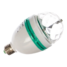Лампа светодиодная ОНЛАЙТ 61120 OLL-DISCO-3-230-RGB-E27
