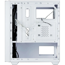Компьютерный корпус Ginzzu CL610 mATX FAN 4*12FRGb белый