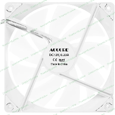 Вентилятор для корпуса Accord ACC-C14 ARGb 140х140x25 белый 3-pin 26дБ (ACC-C14 ARGb белый) brown box