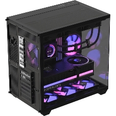 Корпус Formula Crystal Z2 Plus AR V2 Black, Midi-Tower, чёрный, 4 x 120 мм