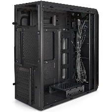 Компьютерный корпус Miditower ExeGate XP-334UC-UNS350 (ATX, БП UNS350 с вент. 12см, 1хUSB/1хUSB 3.0/1хTypeC, аудио, черный)