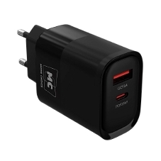 Сетевое зарядное устройство MORE CHOICE NC82 1USB+1Type-C 3.0A PD 35W+QC3.0 для Type-C Type-C черный