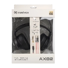 Проводные наушники Axelvox AX82 черный, полноформатные