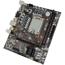 Материнская плата CBR B760-D4, LGA 1700, Intel B760, 2xDDR4, 3xSATA, 2xM.2, 1xPCIe 4.0 x16, 1xPCIe 3.0 x1, 1xVGA, 1xHDMI, 1x1Gb LAN, 2xUSB-A 5Gbps, 4xUSB-A 2.0, 3x3.5 мм, 5.1, mATX