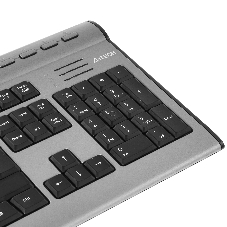Клавиатура проводная A4Tech KLS-7MUU USB серебристый/черный