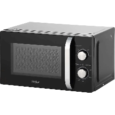 Микроволновая печь Haier HMB-MM208BA черный/серебристый, 20 л, 800 Вт, переключатели - поворотный механизм