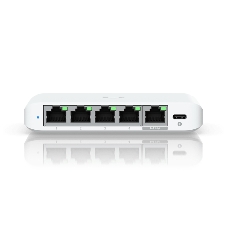 Коммутатор Ubiquiti UniFi Switch Flex Mini 2.5G Compact, 5-port 2.5G switch that can be powered with PoE or a USB-C adapter.