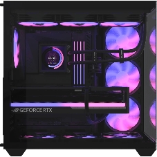 Корпус Formula Crystal Z2 Plus AR V2 Black, Midi-Tower, чёрный, 4 x 120 мм