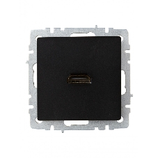 Розетка HDMI IEK BRITE РHDMI-0-БрЧ черный