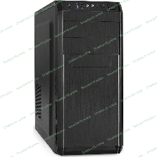 Компьютерный корпус Miditower ExeGate XP-334UC-UNS350 (ATX, БП UNS350 с вент. 12см, 1хUSB/1хUSB 3.0/1хTypeC, аудио, черный)