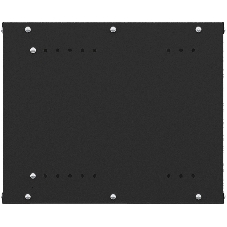 Шкаф коммутационный NTSS Lime (NTSS-WL6U5545GS-BL) настенный 6U 550x450 мм пер. дв. стекл несъемн. бок. пан. 30 кг черный 370 мм 9.6 кг 110 град. 370 мм IP20 сталь