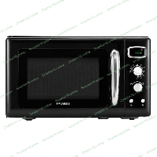 Микроволновая печь Hyundai HYM-D3040 черный, 23 л, 800 Вт, переключатели - кнопки, поворотный механизм