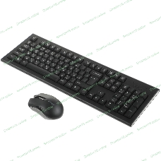 Комплект клавиатура+мышь A4Tech 3000NS беспроводной, USB, 1200 DPI, чёрный