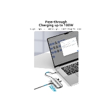 USB-концентратор Vention TQHHB, USB Type-C, USB/HDMI/RJ-45, USB Type-C