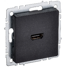 Розетка HDMI IEK BRITE РHDMI-0-БрЧ черный