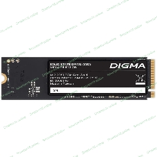 Накопитель SSD Digma Mega P5 DGSM3512GP53T, 512Gb, PCIe 3.0 x4, M.2 2280, NVMe, R/W 2900/2000