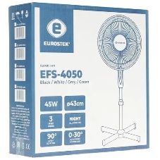 Вентилятор Eurostek EFS-4050 White напольный 1шт/уп