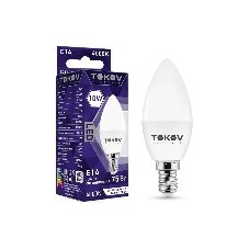 Лампа светодиодная TOKOV ELECTRIC 10Вт С37 4000К Е14 176-264В