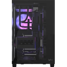 Корпус Formula Crystal Z2 Plus AR V2 Black, Midi-Tower, чёрный, 4 x 120 мм