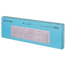 Клавиатура проводная Oklick 500M, USB, белый