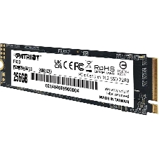 Накопитель SSD Patriot P320, 256Gb, PCIe 3.0 x4, M.2 2280, NVMe, R/W 2200/1200