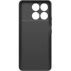 Чехол (клип-кейс) BoraSCO для Xiaomi POCO F6 Pro Silicone Case черный