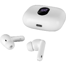 Наушники TWS SVEN E-310B белый, внутриканальные, Bluetooth, сенсорное управление, до 4 ч