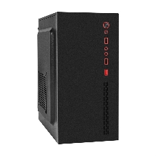 Компьютерный корпус Minitower ExeGate BAA-403-AAA350 (mATX, БП AAA350 с вент. 8см, 2*USB, HD Audio, черный)