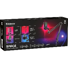 Игровой стрим микрофон Defender Space GMC 550 USB