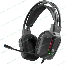 Гарнитура Defender Gothic чёрный, проводная, подсветка