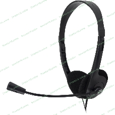 Гарнитура Oklick HS-M143VB чёрный, проводная, 3.5 мм