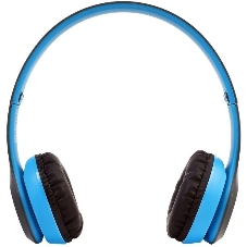 Беспроводные/проводные наушники Ergolux ELX-BTHP01-C06 синий, накладные, Bluetooth + проводной, до 8 ч