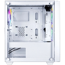 Компьютерный корпус Ginzzu CL610 mATX FAN 4*12FRGb белый