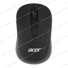 Мышь беспроводная Acer OMR133 черный, 1000 dpi, радиоканал, USB, кнопки - 3