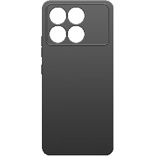 Чехол (клип-кейс) BoraSCO для Xiaomi POCO F6 Pro Silicone Case черный
