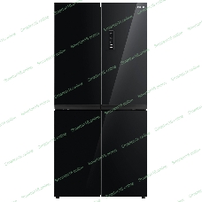 Холодильник Бирюса CD 466 BG черный трехкамерный Side by Side 303/153л морозилка снизу