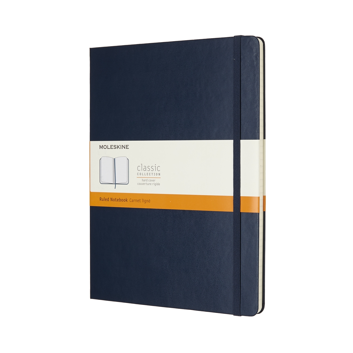 Блокнот Moleskine CLASSIC QP090B20 XLarge 190х250 мм, 192 страниц, линейка, твердая обложка, синий
