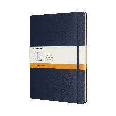 Блокнот Moleskine CLASSIC QP090B20 XLarge 190х250 мм, 192 страниц, линейка, твердая обложка, синий