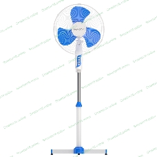 Вентилятор напольный Maxvi FS1645 white-blue