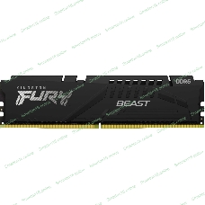 Оперативная память Kingston Fury Beast Black, DDR5, 32GB (1x32GB), 5200 MHz, CL40, с радиатором, черный